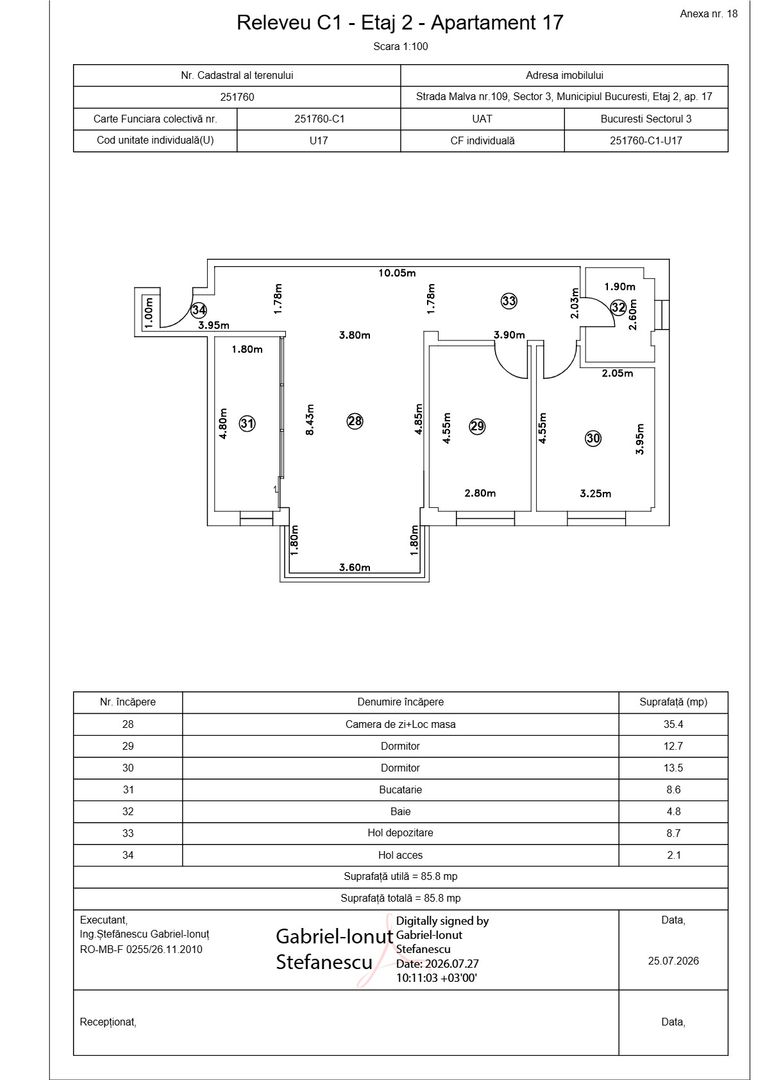 Titan- Bloc boutigue- apartament 3 camere - Poză 8