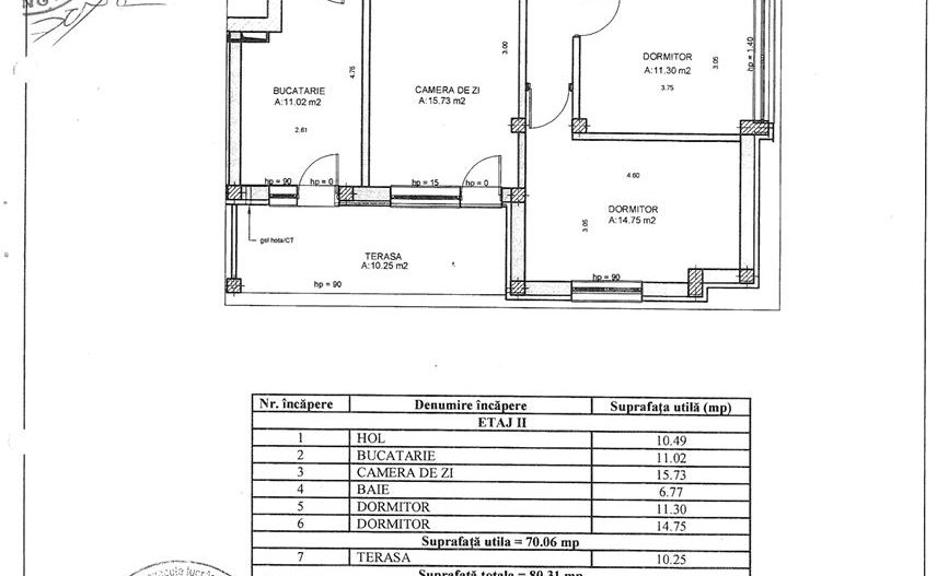 Apartament care bifează din prima tot ce contează! 3 camere, Sibiu - Schiță 17