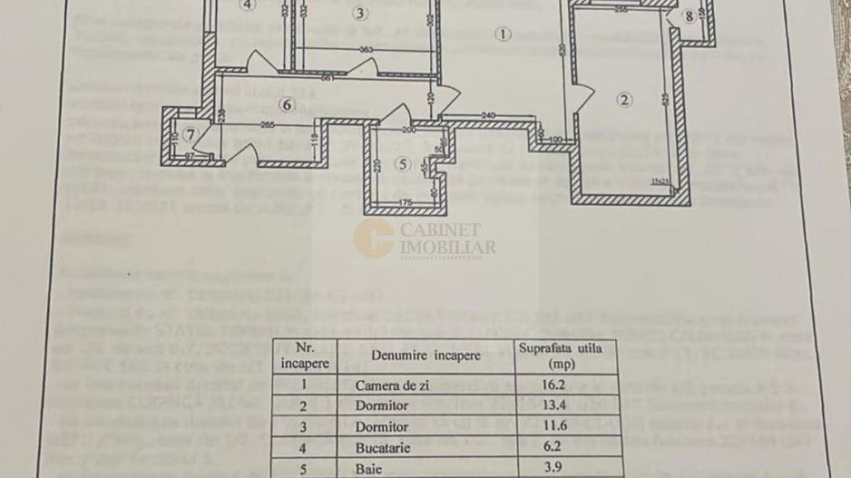 3 Camere - 67MP | Etaj 4/9 | Stradal | Metrou Lujerului la 5 minute - Schiță 1