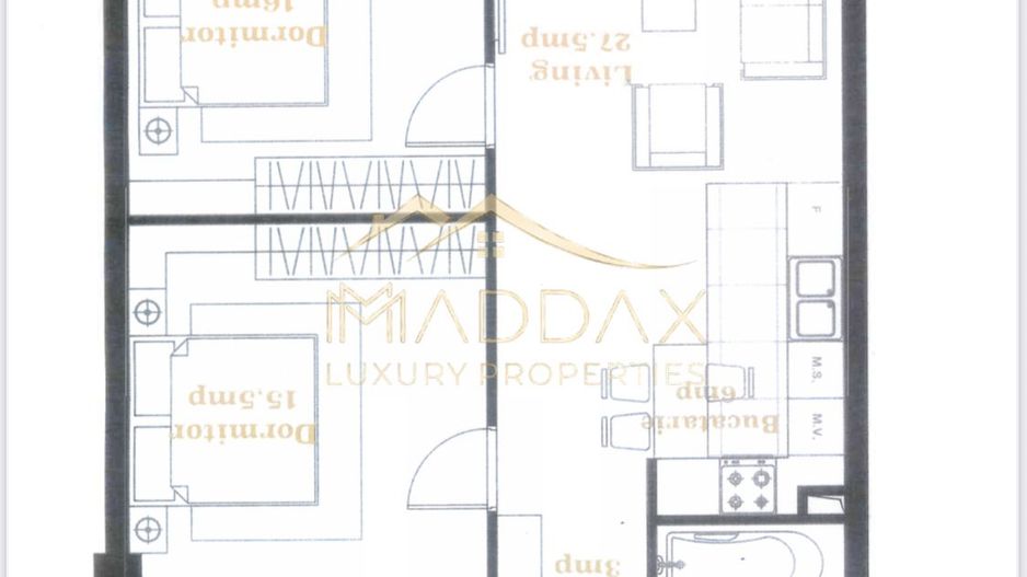 Apartament 3 camere de închiriat în complex rezidențial SOHO/Unirii/ loc parcare - Poză 8