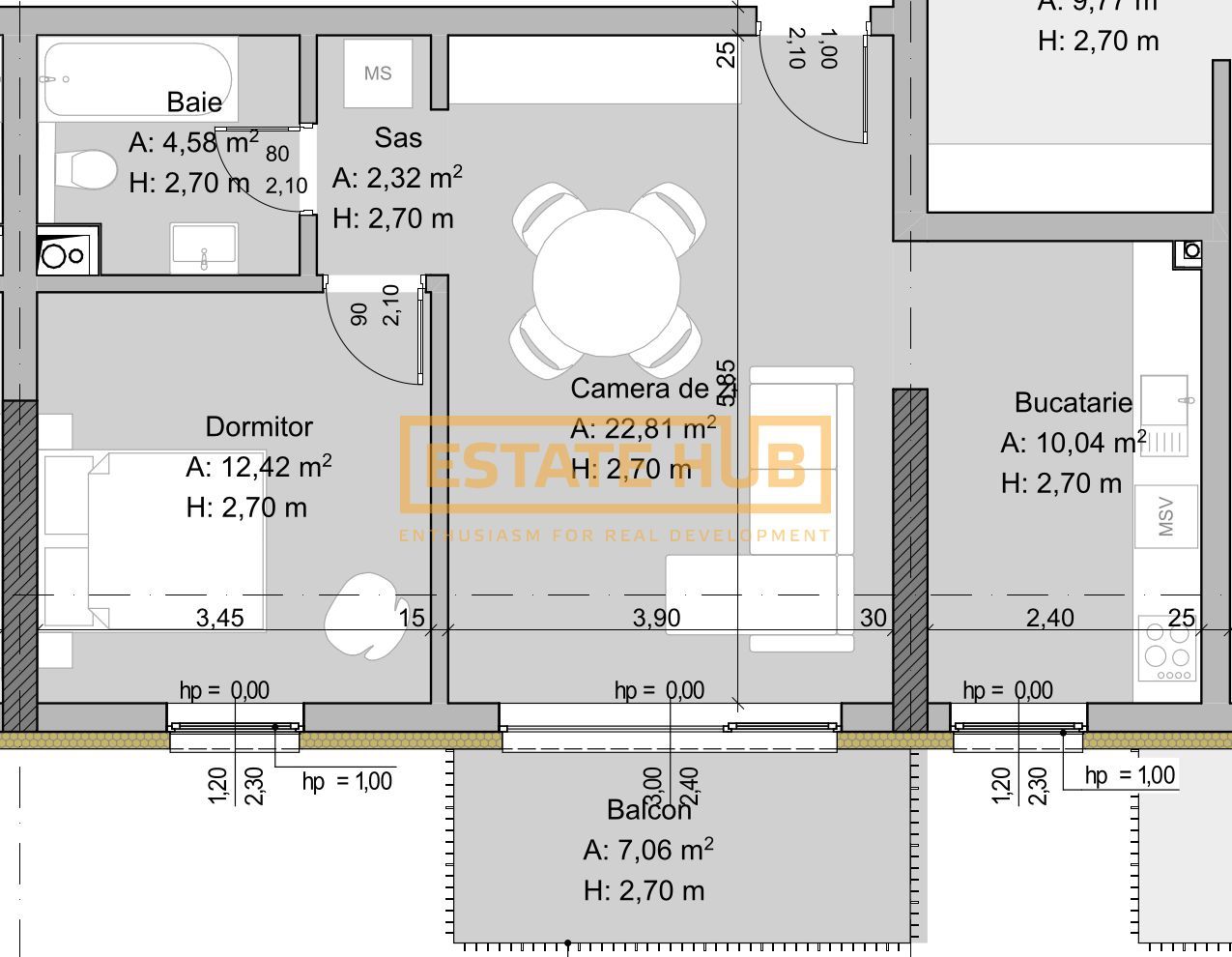 PRESALE Traian 44 | 2 camere premium | 0% comision - Poză 6