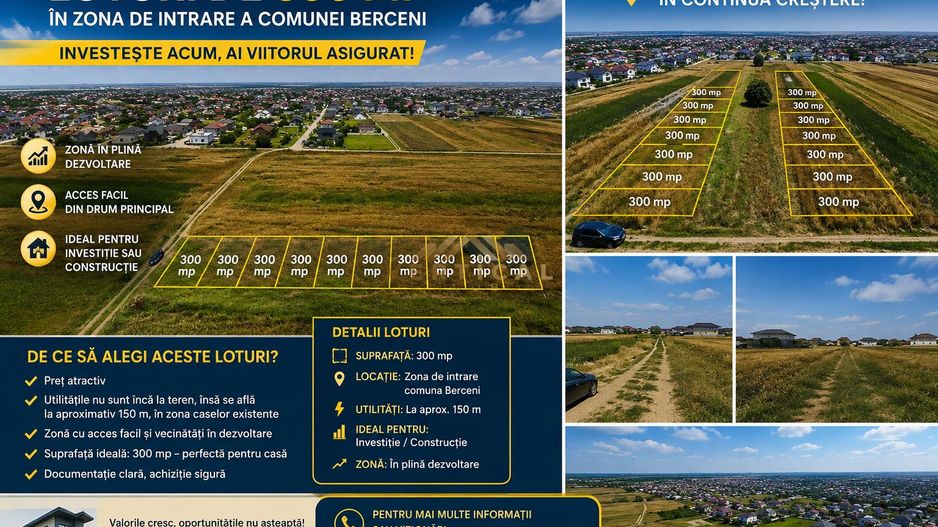 Investește astăzi într-o zonă care construiește viitorul Berceni Ilfov - Poză 1