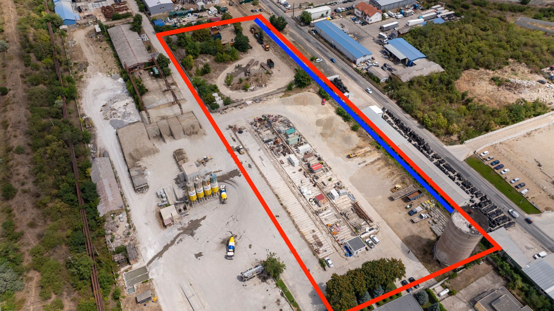 Platforma industriala, cale ferata privata, Bors - Poză 4
