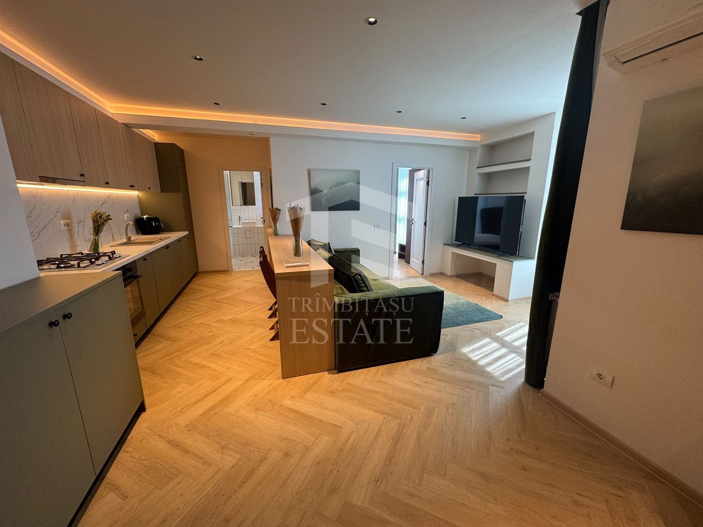 Voluntari - Craiovei 2 Camere Lux 1/1 46 mp Bloc 2025 Prima Inchiriere - Poză 3