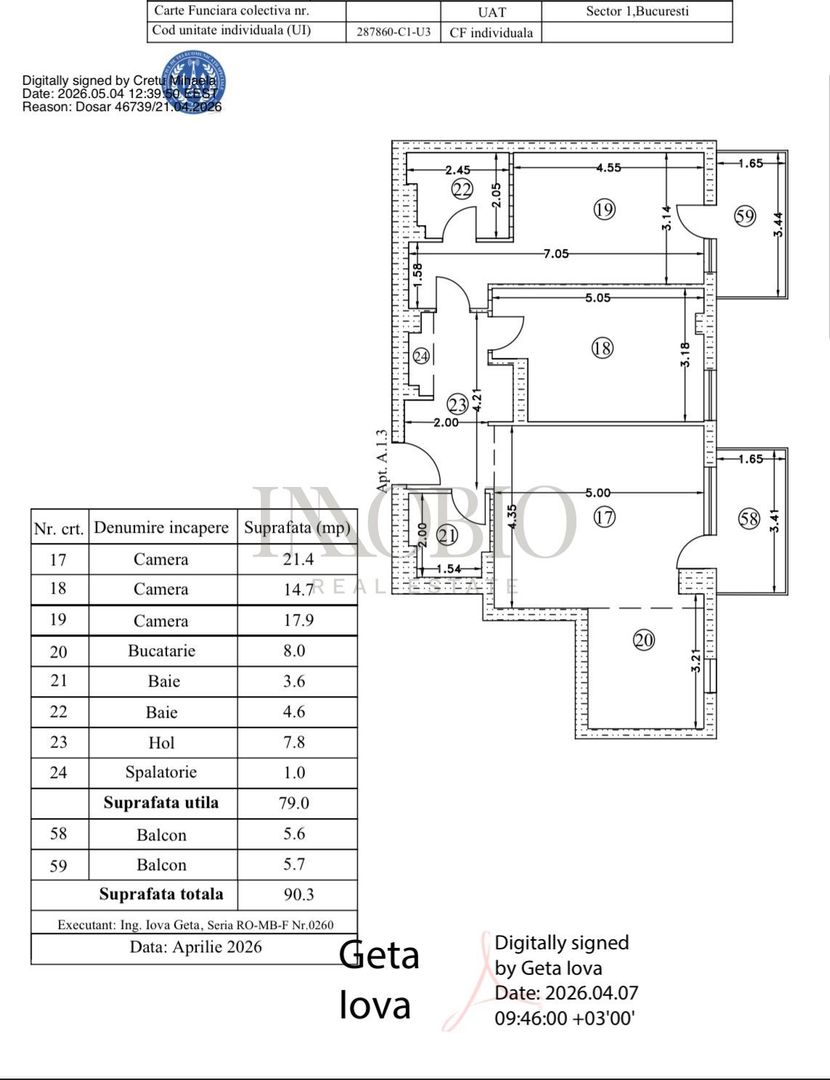 Apartament 3 Camere | 2 Băi | Imobil Nou | Atrium Plaza - Poză 22