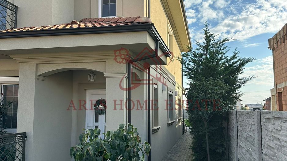 Casa in stil mediteranean, ultrafinisată 5 camere, 3 bai + curte. - Poză 9
