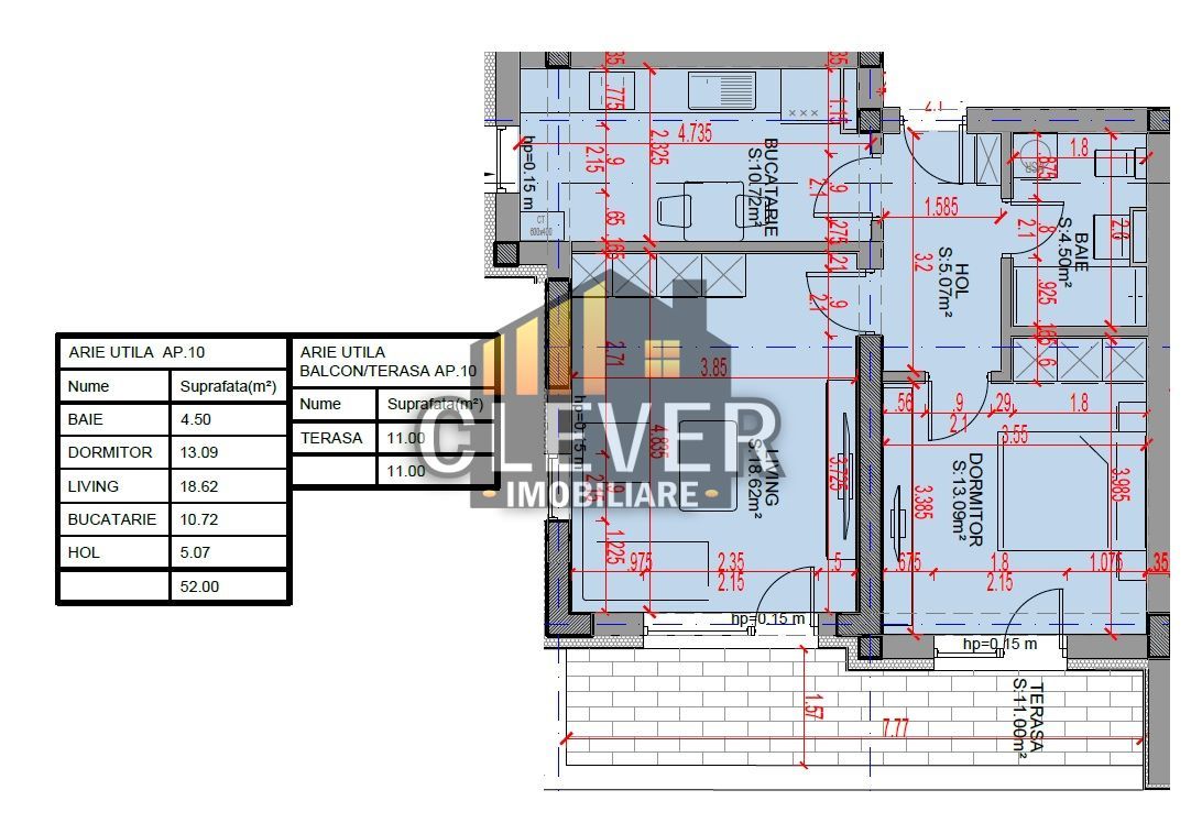 Apartament 2 camere decomandat Pallady, Oferta Parcare, Comision 0% - Schiță 8