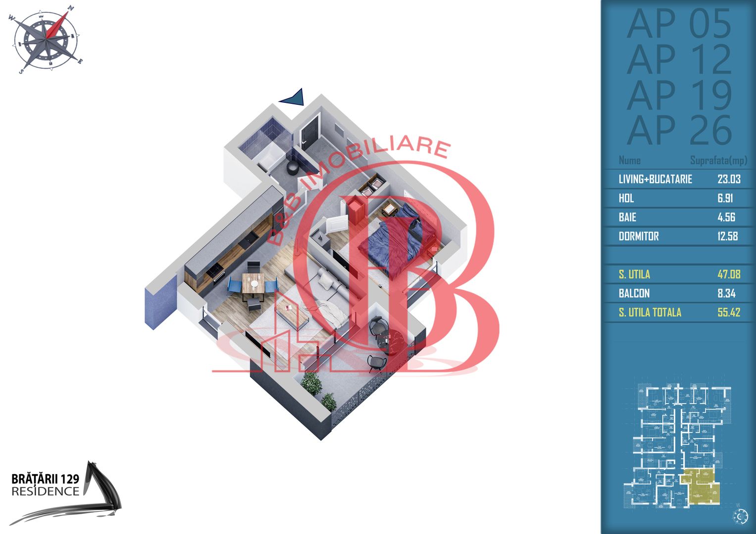2 camere acte gata in o luna incalzire prin pardoseala Titan Pallady - Schiță 6