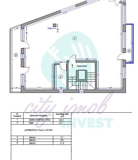 Spatiu de inchiriat  108 mp utili Nerva Traian-Octavian Goga- - Poză 7