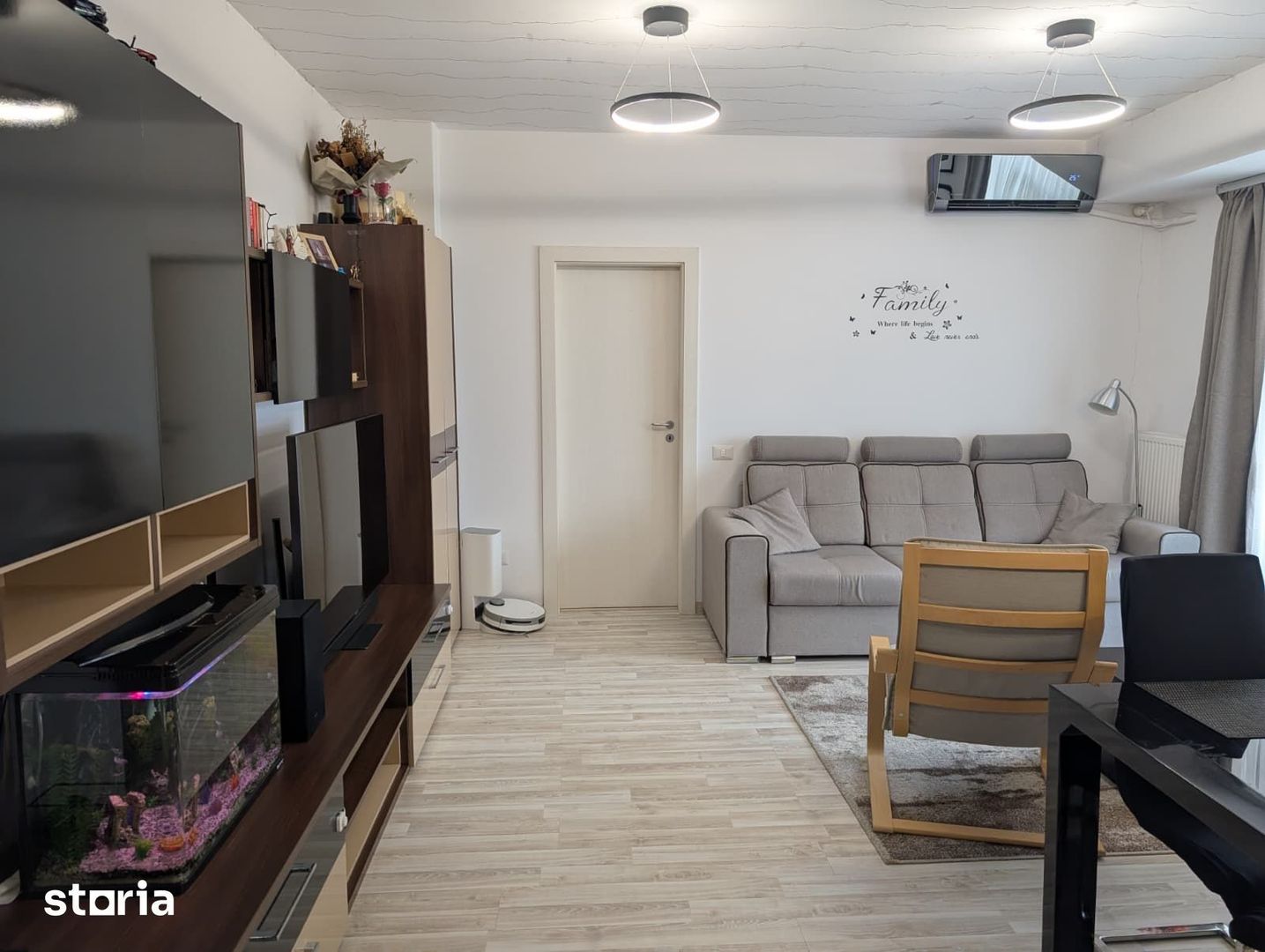 Vând apartament 3 camere, mobilat și utilat cu loc de parcare inclusă - Poză 3