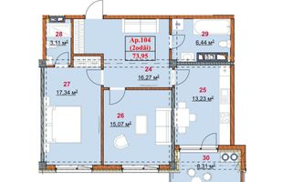 Vânzare, apartament, 3 camere, strada Grenoble, Botanica - Poză 4