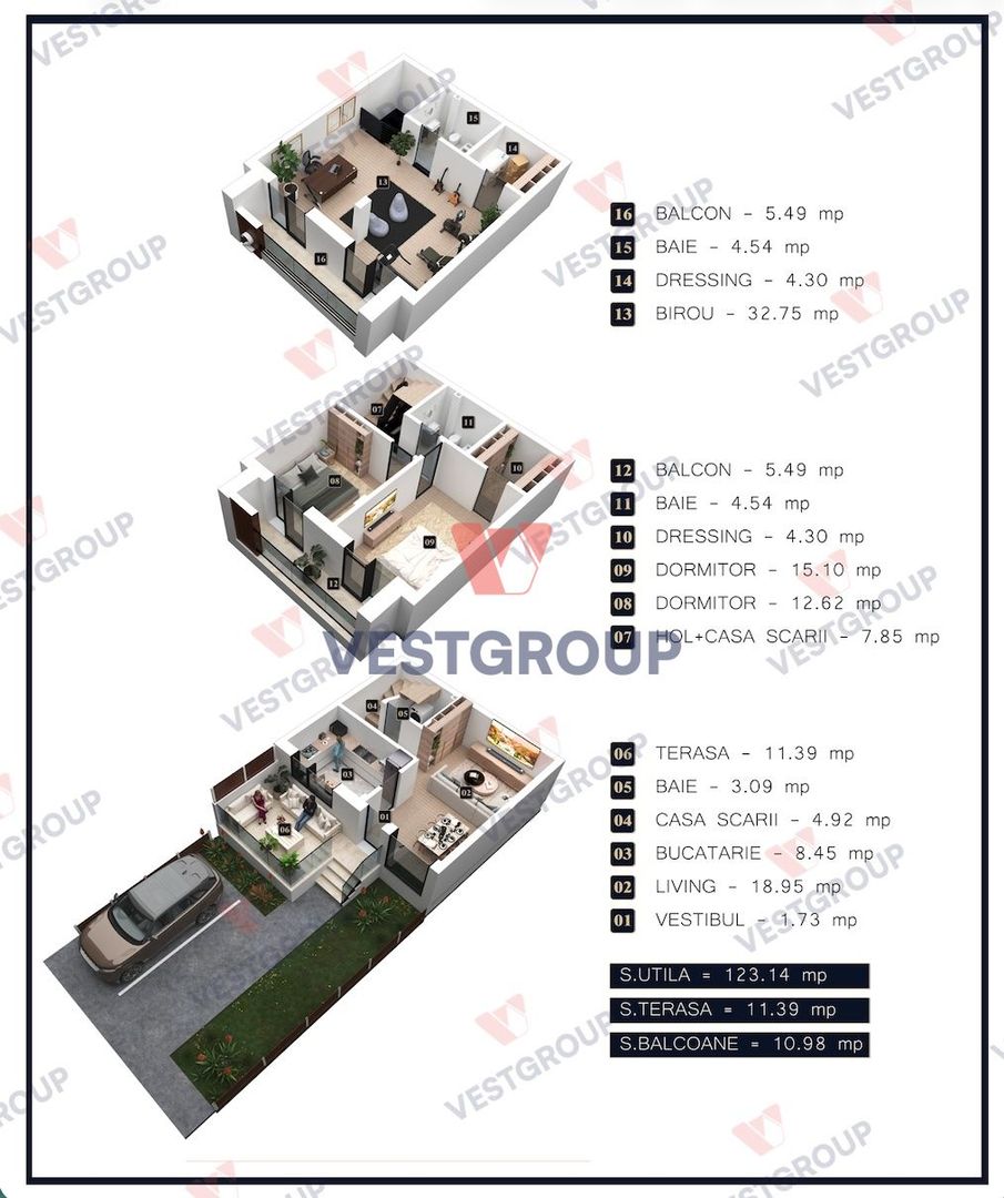 Private Villas Rezervelor Ansamblu Case Direct Dezvoltator Vest Group - Poză 7