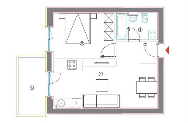 2 camere Hils Titanium, finisaje premium, centrală proprie, metrou Nicolae Teclu - Poză 9