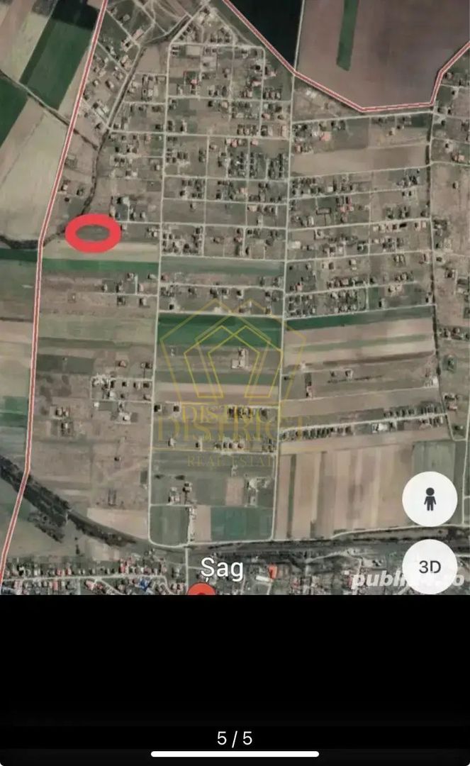 Teren intravilan pentru constructii | Sag I Manastire - Poză 1
