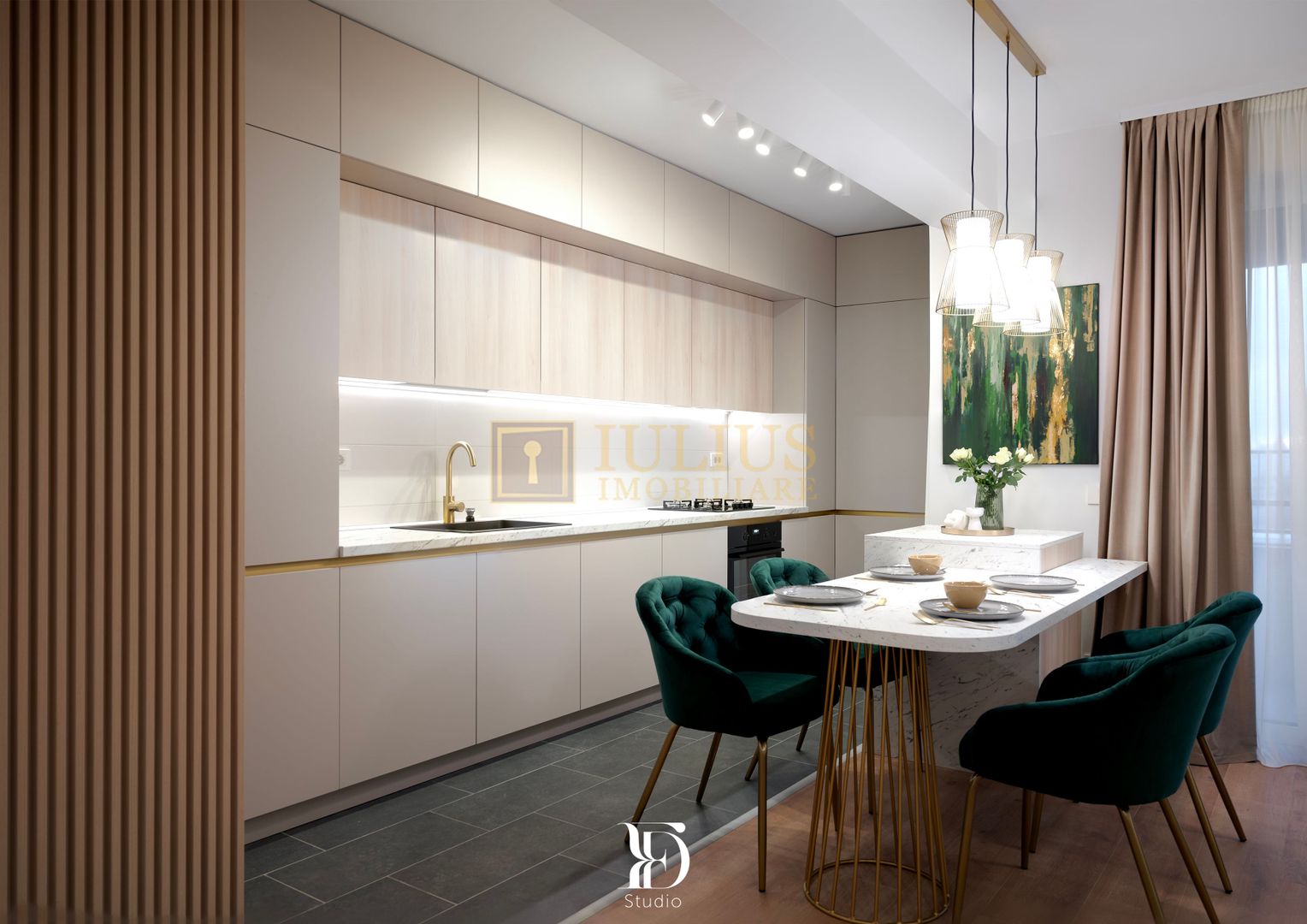 City Of Mara| 2 camere| apartament de lux| balcon deschis| 1 august disponibil - Poză 1