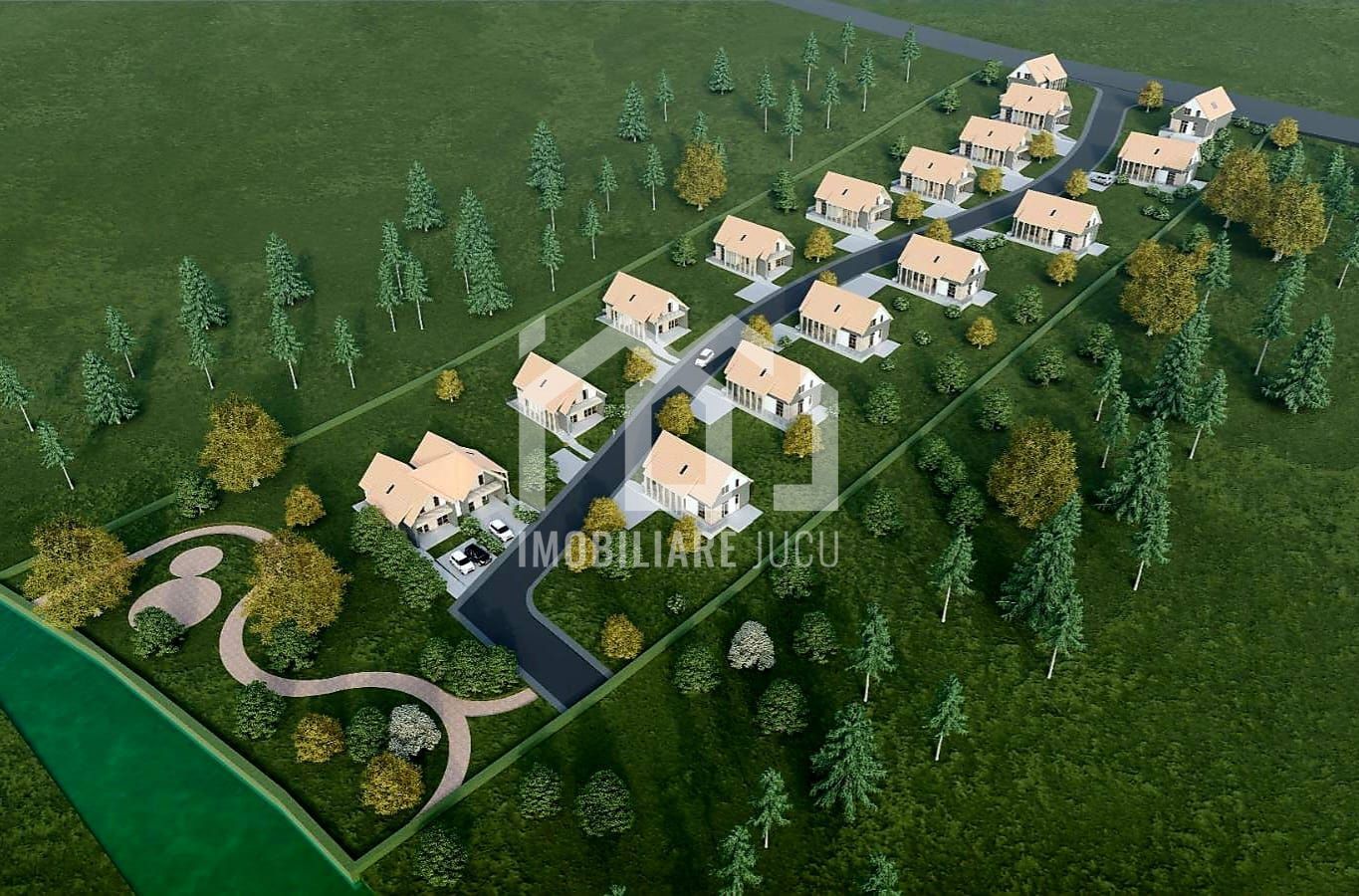 Teren intravilan 1000 mp cu autorizație de construire – Jucu de Sus - Poză 1