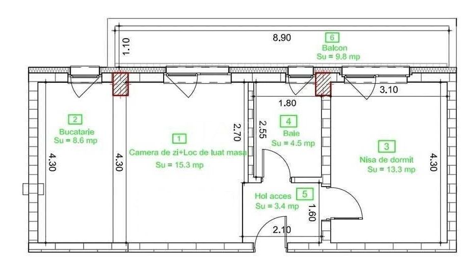 Apartament Nou, Mobilat și Utilat, Florești - Zona Terra - Poză 4