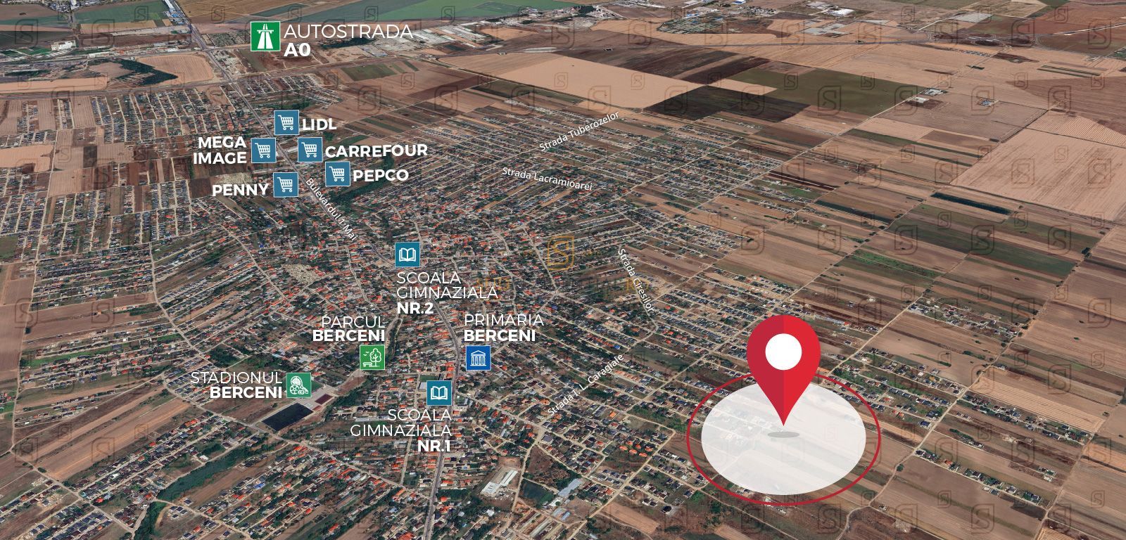 De vanzare teren intravilan – 369 mp | Comuna Berceni - Poză 4