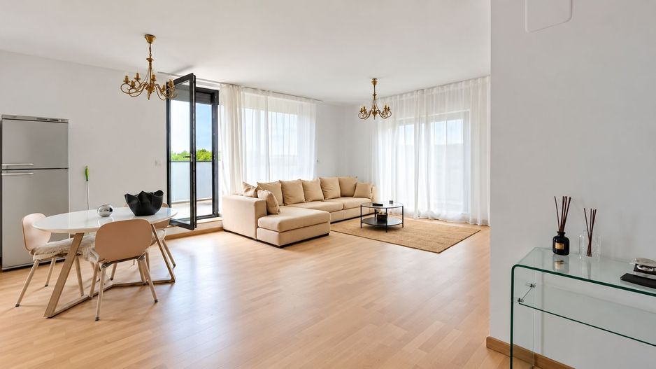 For Rent | Spacious 3-Room Apartment | 49 sqm Terrace | Băneasa - Poză 13