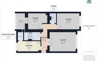Apartament cu 3 camere parter zona Aurel Vlaicu - Arad - Poză 20