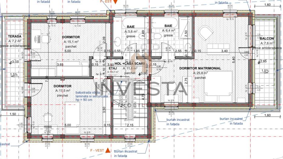 Casa individuala de vanzare / Cartier Europa - Schiță 11