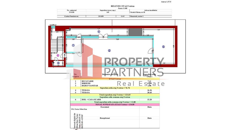 Cladire de birouri  Str. Polona - Str. Mihai Eminescu - Schiță 12