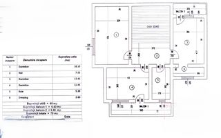 Casa P+M 224mp si teren 1000mp-Romanesti pe principala-2014-Libera - Schiță 11