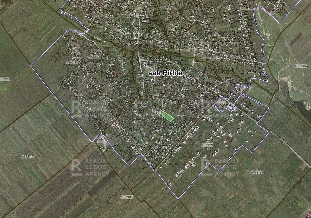 Vânzare, teren pentru construcții, 4 ari, satul Pîrliţa, Făleşti. - Poză 2