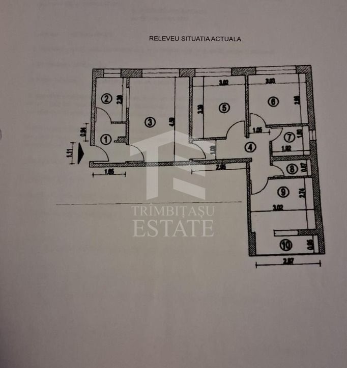Apartament 4 camere superb Plaza - Schiță 27