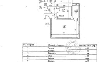 Vanzare apartament 2 camere Timpuri Noi Bucuresti - Schiță 15