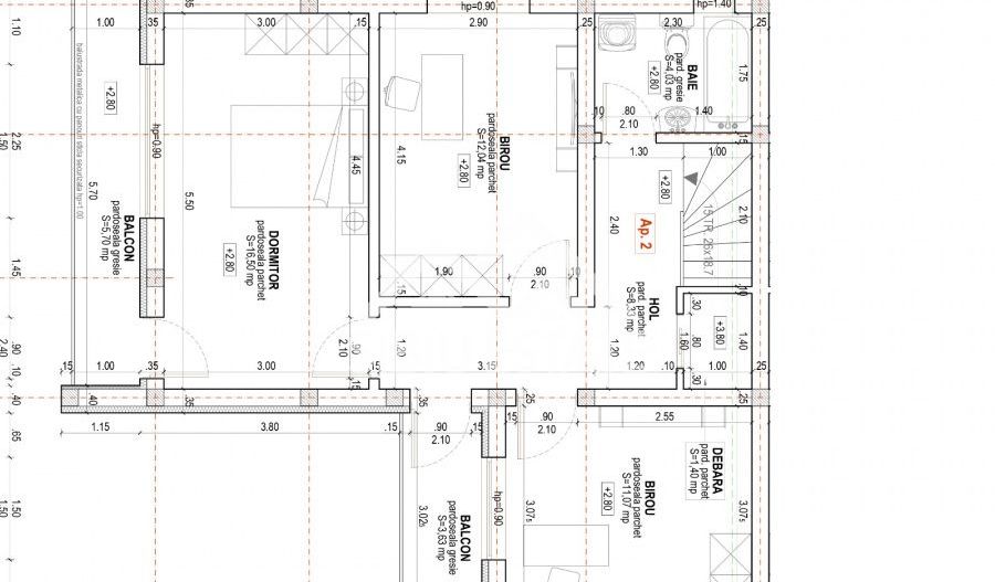 Qvadruplex – Cartierul Arhitecților , 110 mp utili , Curte 60 mp - Poză 16