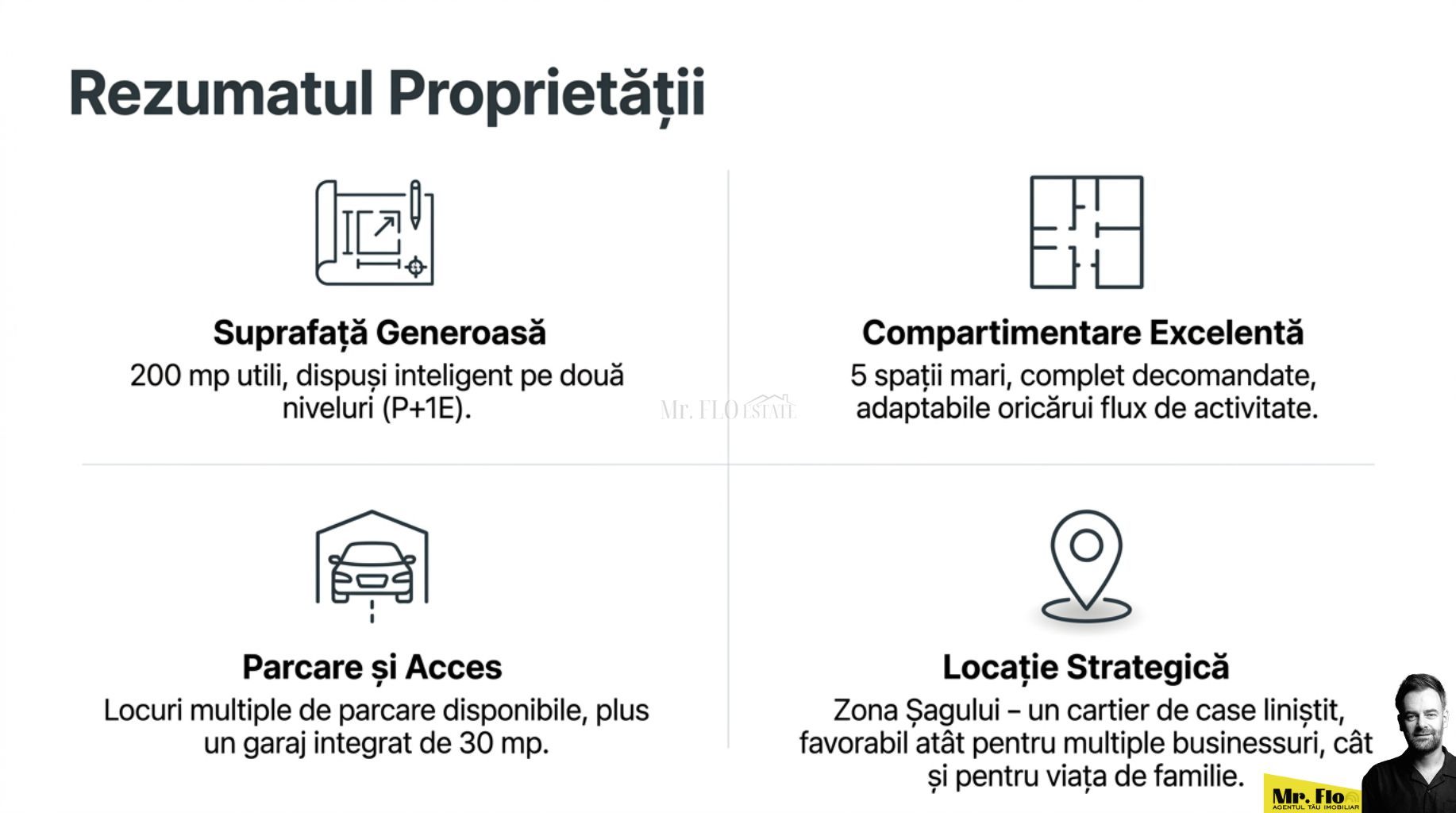 Casă spațioasă cu 5 camere 200 mp - Ideală pentru Familie sau Birouri - Poză 2
