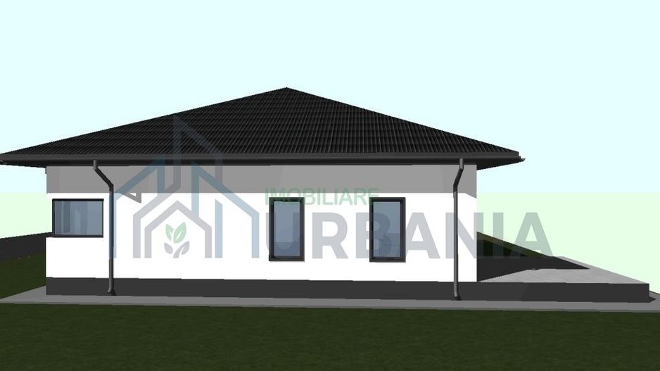 Casă de vânzare în Dancu – 3 dormitoare, 2 băi, living open space - Poză 3