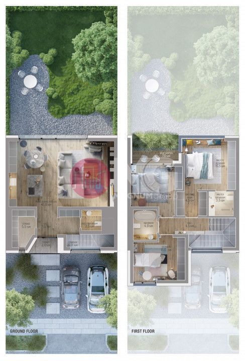 Casa de vanzare- 4 camere- teren 320 mp- Amber Forest - Poză 5