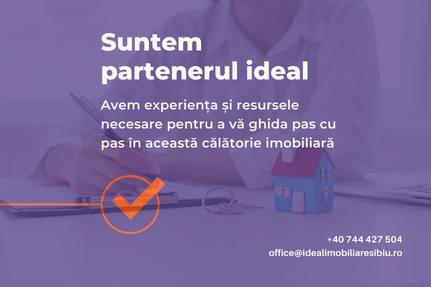 
    Cu Ideal Imobiliare Sibiu, aveți partenerul potrivit alături
  