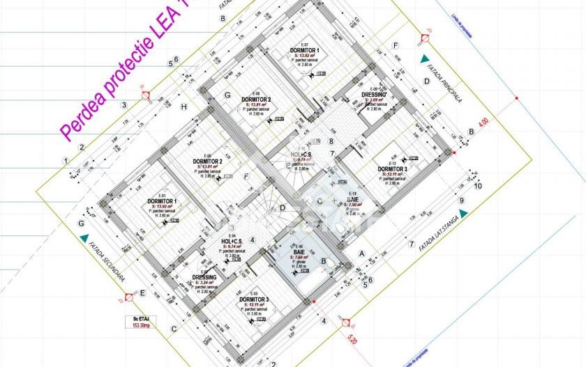 Casa tip duplex  5 camere, teren 400 mp, Selimbar acces usor - Schiță 20