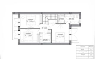 Vânzare, Proiect de 8 townhouse, str. Dumbrăviței, Hrușova, Criuleni - Poză 6