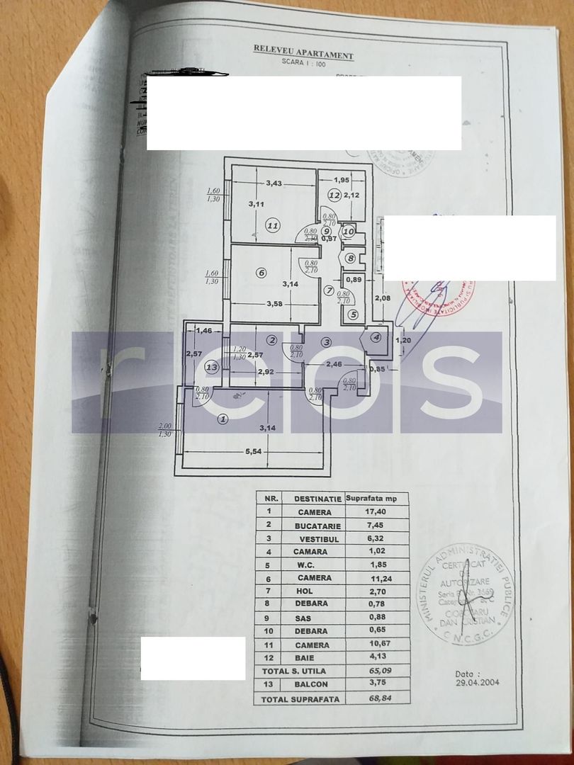 APARTAMENT 3 CAMERE ZONA SEBASTIAN |  BLOC FINALIZAT 1986 - Poză 16