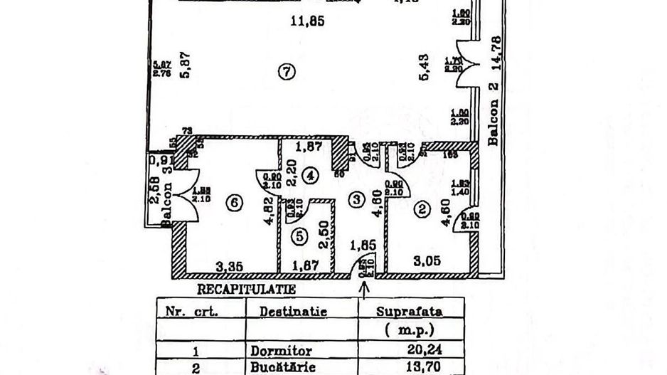 Apartament Premium de 4 Camere | Herăstrău – Grand Residence - Schiță 7