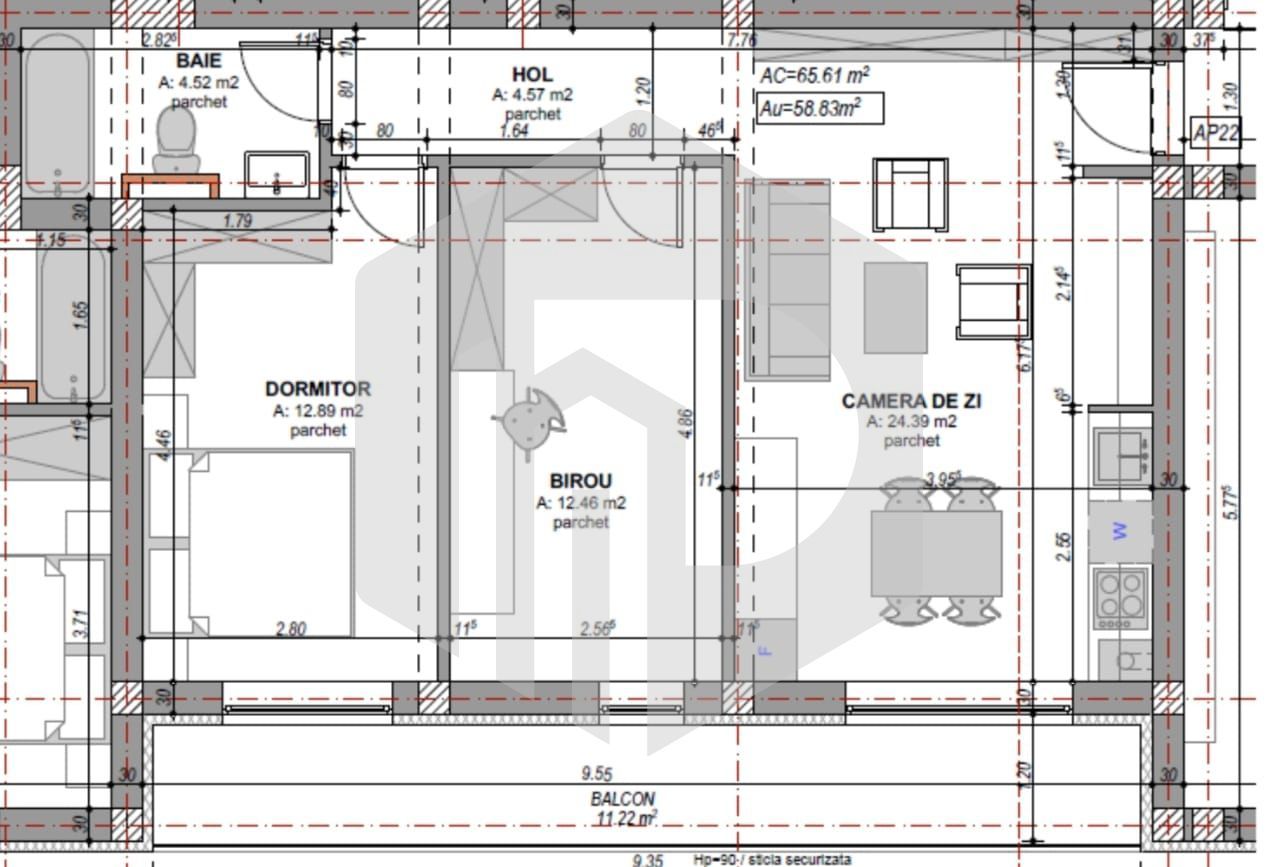 Apartament 3 camere - Decomandat - La cheie - Etaj 1 - Dedeman - Poză 2