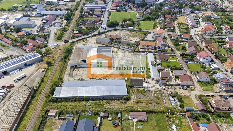 Codlea, Depozite si teren 1,7Ha, 5600mp cladiri, D 155ml la DJ112A, acces E60 - Poză 4