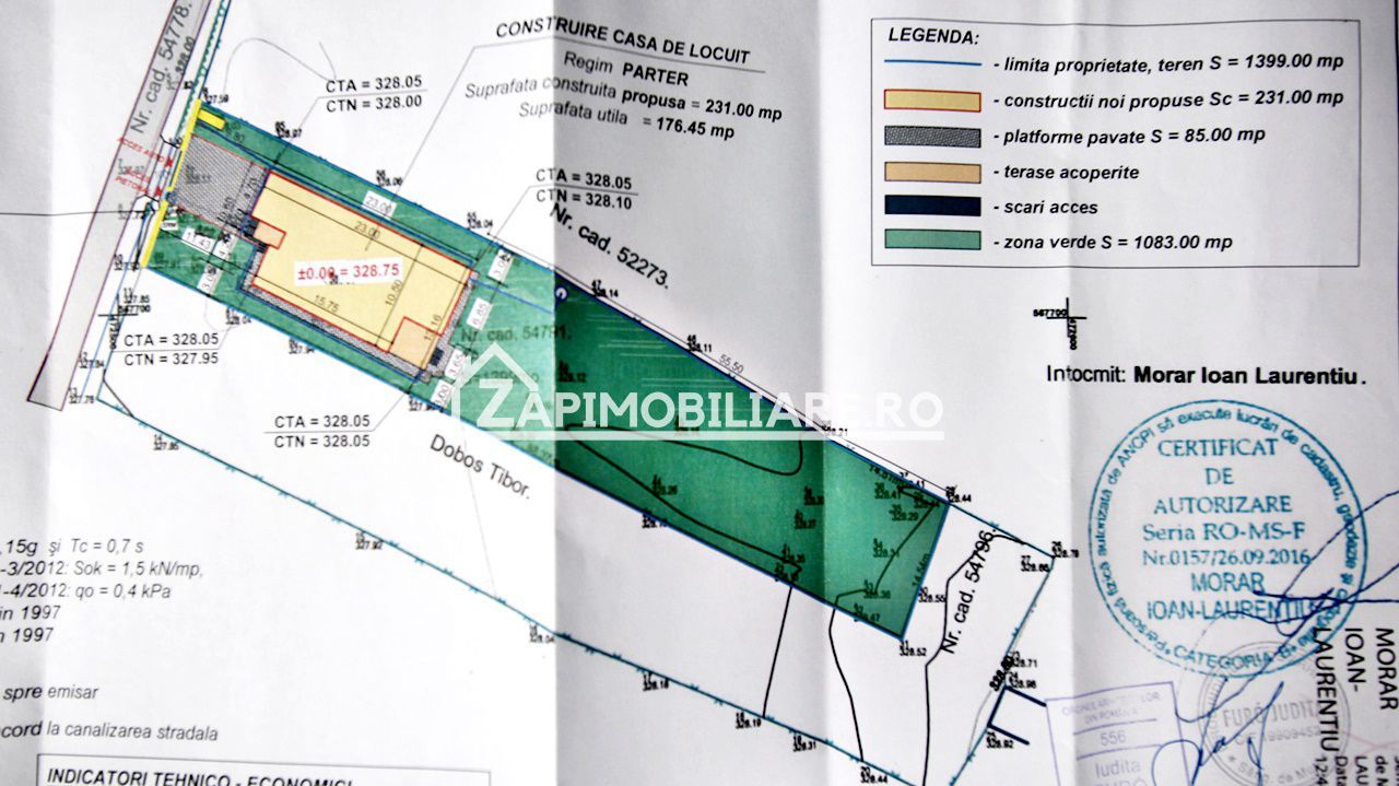 Casa 5 camere pe 1 nivel cu garaj si gard 176mp,1400mp teren - Poză 24