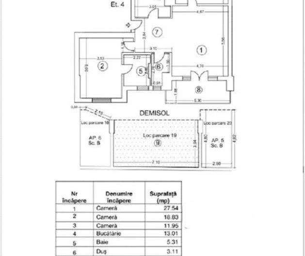 Apartament cu 3 camere | Floreasca | Parcare - Poză 6