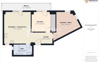 Locuința ideală în Braytim – Apartament cu 3 camere - tur virtual - Poză 29