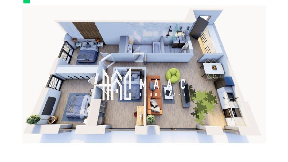 Apartament 4 camere | 95,05 mp utili | Etaj 1 |  Arhitecților - Poză 1