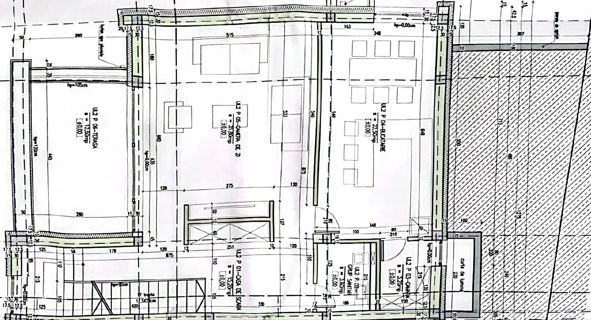Duplex modern,160 mp utili, Teren 363 mp,Terase 40 mp, Valea Garbaului - Schiță 8