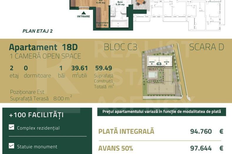 Vânzare, apartament, 2 camere, zona Torontalului, Timișoara - Poză 8