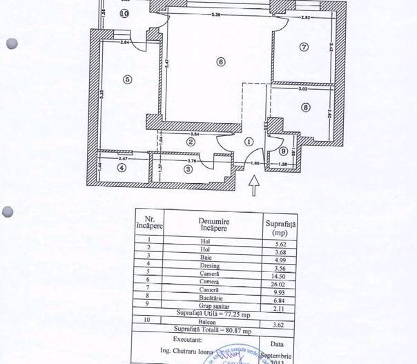 3 camere || BANEASA - NATURA RESIDENCE - Schiță 26