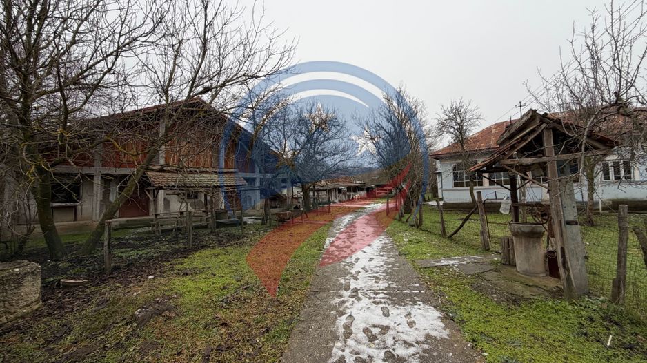 CASA CU TEREN 2500 MP LA 23 KM DE CRAIOVA CU TEAVA DE GAZE - Poză 4