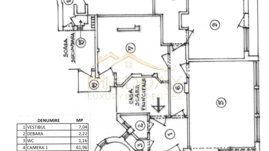 Resedinta interbelica premium **5 camere**252 MP***//Lascar Catargiu - Poză 33
